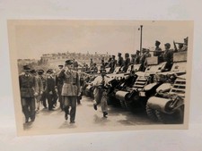 WWII RPPC Liberation of Paris 1944 General Charles de Gaulle In Front of Tanks picture