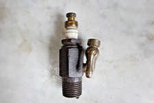 Antique CHAMPION GAS FUEL PRIMING CUP SPARK PLUG Automobile Hit-Miss-Engine picture