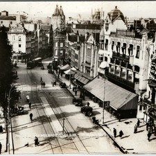 c1926 Amsterdam Netherlands Rembrandtsplein RPPC Tuschinski Theater Faust Movie picture