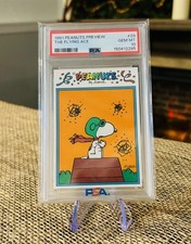 PSA 10 Rare 1991 Peanuts Preview #29 Flying Snoopy Charlie Brown Schulz picture