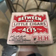 Between the Acts Little Cigars Empty Hinged Pocket Tobacco Tin  picture