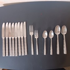 21 Piece Ekco Oleg Cassini Stainless Steel Flatwear Set picture