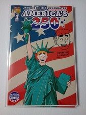 Archie America's 250th Exclusive LTD to 300 Signed w/ Original Archie Remark COA picture