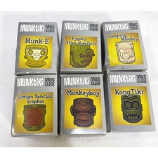 Munktiki Mug Stack Artist Series 2 Primates Set of 6 Complete Mini Tiki Mugs Box picture