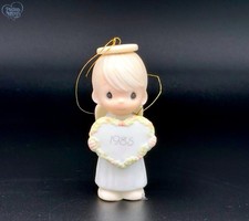 Vintage 1985 Precious Moments Angel Figurine - Heartwarming Collectible picture