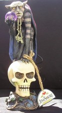 JIM SHORE DEMON DARK  - Heartwood Creek Halloween Sculpture, no box - Great Cond picture