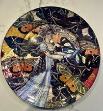 RARE John Derian HAND SIGNED Vintage Decoupage Art Plate 8” picture