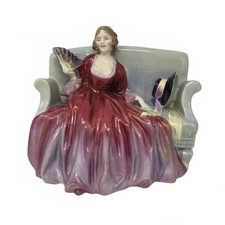Antique 1938 Royal Doulton Sweet & Twenty HN1298 Lady Figurine Sofa picture