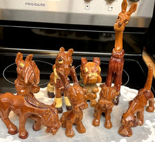 Carter Hoffman Originals Hand Carved 1950s Folk Art - 8 Styles Sold Separately picture