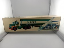 Vintage 1972 Hess Toy Tank Trailer Truck In Original Box Gas Tanker picture