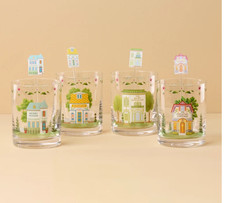 2026 Lenox Spice Village Double Old-Fashioned Glasses with Stirrers, Set of 4 picture