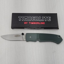 Timberlite by Timberline Folding Knife Neeley Lock Green Zytel Made in USA Nos picture