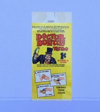 RARE 1967 Topps Doctor Dolittle Tattoo 1¢ Bubble Gum Wrapper - Yellow picture