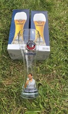 Rare German Erdinger Klopp Pint Glass New Boxed picture