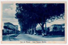 A6 POSTCARD CAVA DEI TIRRENI CORSO PRINCE AMEDEO TRAVELLED 1940 SALERNO RARE picture