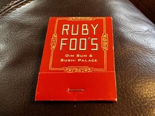 Ruby Foo’s Dim Sum & Sushi Palace, New York City, Full Matchbook picture