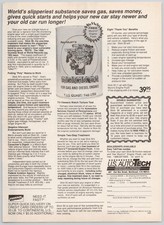 Slick 50 Petrolon Engine Coating Treatment Cars 1989 Vintage Print Ad picture