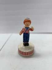 Vintage 1971 Schmid Raggedy Andy Music Box Bobbs-Merrill Figurine 9