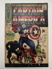 Captain America #100 (Marvel Comics April 1968) 🔑 KEY ISSUE 🔥 MID GRADE picture