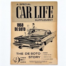 Vintage 1959 DeSoto Car Life Supplement Brochure The De Soto Story Chrysler Auto picture