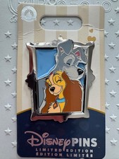 Disney Store UK Tails of Friendship Event Exclusive Pin - Lady and The Tramp picture