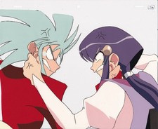 Tenchi Muyo Ryoko Ayeka C20 Fight Original Production Cel picture