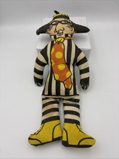 Vintage 1971 McDonald’s McDonald land “The Hamburglar “ Printed Cloth “16 Doll picture