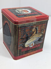 EMPTY VINTAGE Red Man Limited Edition 1994 RED Tobacco Tin Can RARE Duck Stamp picture