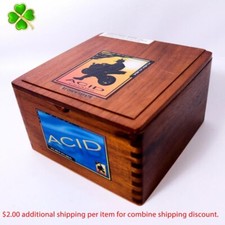Acid Kuba Kuba Empty Wood Cigar Box 7.25