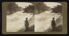 Sweden The roaring rapids at Trollhattan, Sweden Historic Old Photo picture