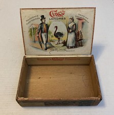 Cinco Cigar Box 1901 Stamp Antique Eisenlohr’s Philadelphia Niles & Moser KC MO picture