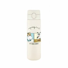 Toa Metal mofusand stainless steel one push bottle 480ml sushi 53-2076 picture