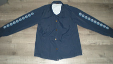 JACKET independent truck co SIZE Large skate nylon coat blue skateboarding SK8 L picture