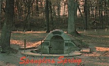 Gettysburg PA Spangler's Spring Historic Culp's Hill Plastichrome Postcard picture