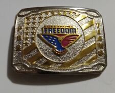 PBR Professional Bull Riders Belt Buckle Team Oklahoma Freedom Fast Shipping  picture