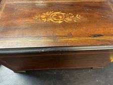 Antique Wooden Swiss German 19th Century Music Box picture