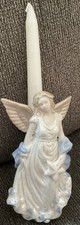 Vintage Porcelain Angle Candle Holder 6 1/2