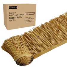 Vaotais Premium Mexican Style Artificial Palm Thatch Roof - Straw Yellow) picture
