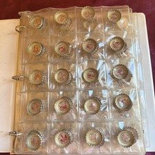 Vintage 1963 Coca Cola Discover America Bottle Caps Near Complete 98/102 Caps picture