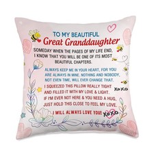Great Granddaughter Pillow From Great Grandma Granddaughter Gifts From Grandma picture