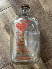 Lamers Dairy - Dairyland's Best From Wisconsin - Glass 64 Ounce Milk Jug w/ Lid picture