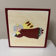 Mikasa Angelica Trivet Christmas Angel Holiday Kitchen Wall Plaque Country picture
