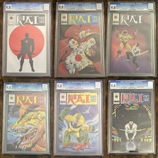 RAI #0-5 CGC 9.8  Valiant 1992 Rare Low Print Run Hard To Find picture