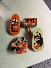 Lot Of 4 Different Vintage Halloween Noisemakers Noise Makers-  See Pics picture