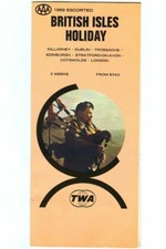 Vintage 1968 TWA AAA 