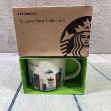2017 Starbucks Boston You Are Here Collection 14 Ounce Coffee Tea Cup Mug w Box picture