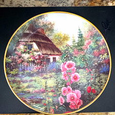Franklin Mint Heirloom Recommendation Limited Edition Cottage Plates Lot 3 picture