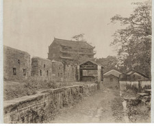 c.1880's PHOTO CHINA - FIVE STOREY PAGODA CANTON GUANGZHOU picture