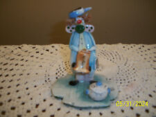 Vintage Lina Zampiva Signed Clown Figurine Made In Italy, Bongo Drum picture