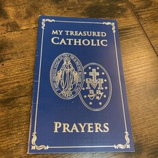 My Treasured Catholic Prayers Sisters of Charity Booklet Dark Blue Catholic picture